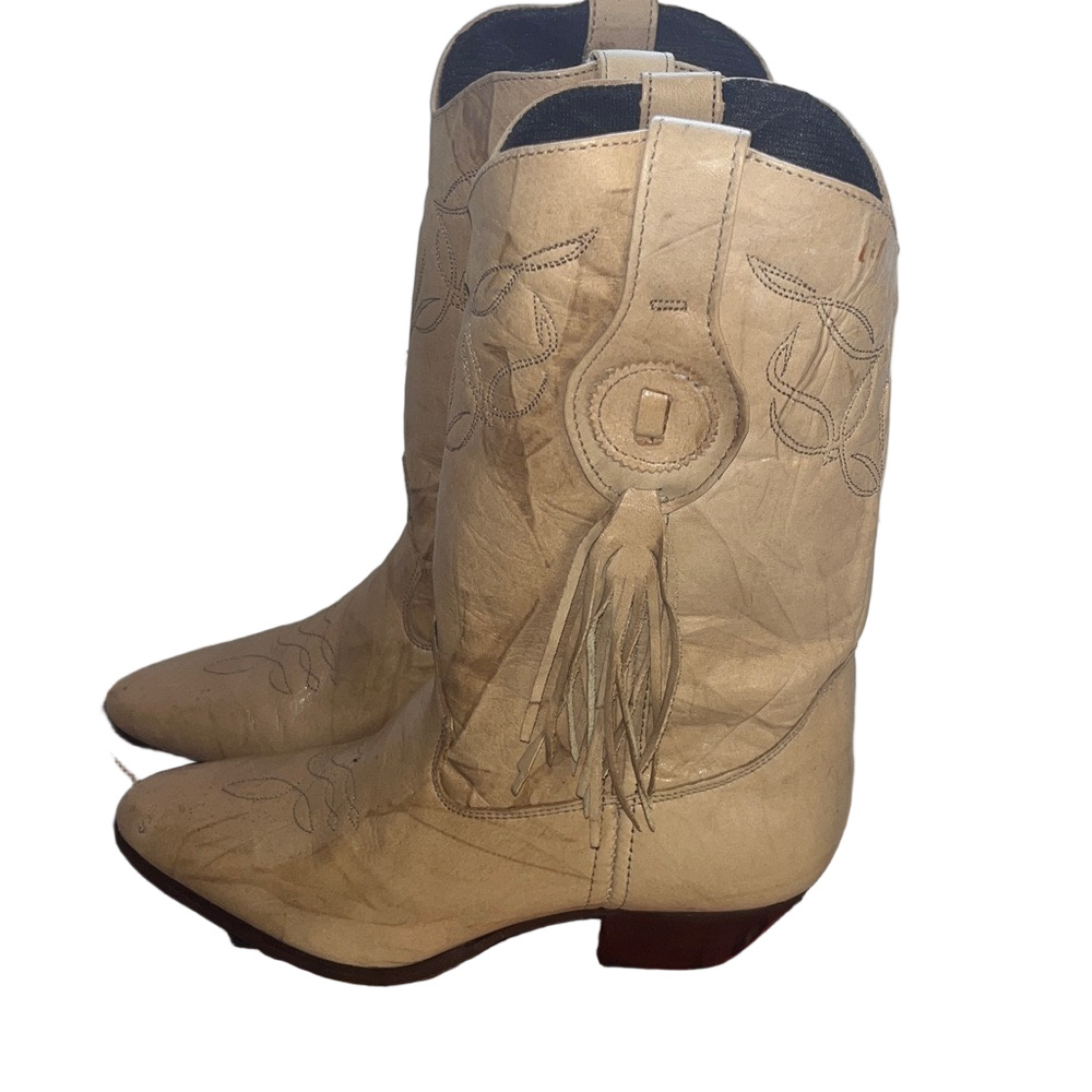 Laredo Light Brown Cowboy Boots - Picture 6 of 14